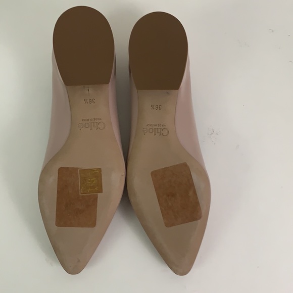 Chloe Laurena Scalloped Pointed Toe Ballet Flats - Picture 9 of 11